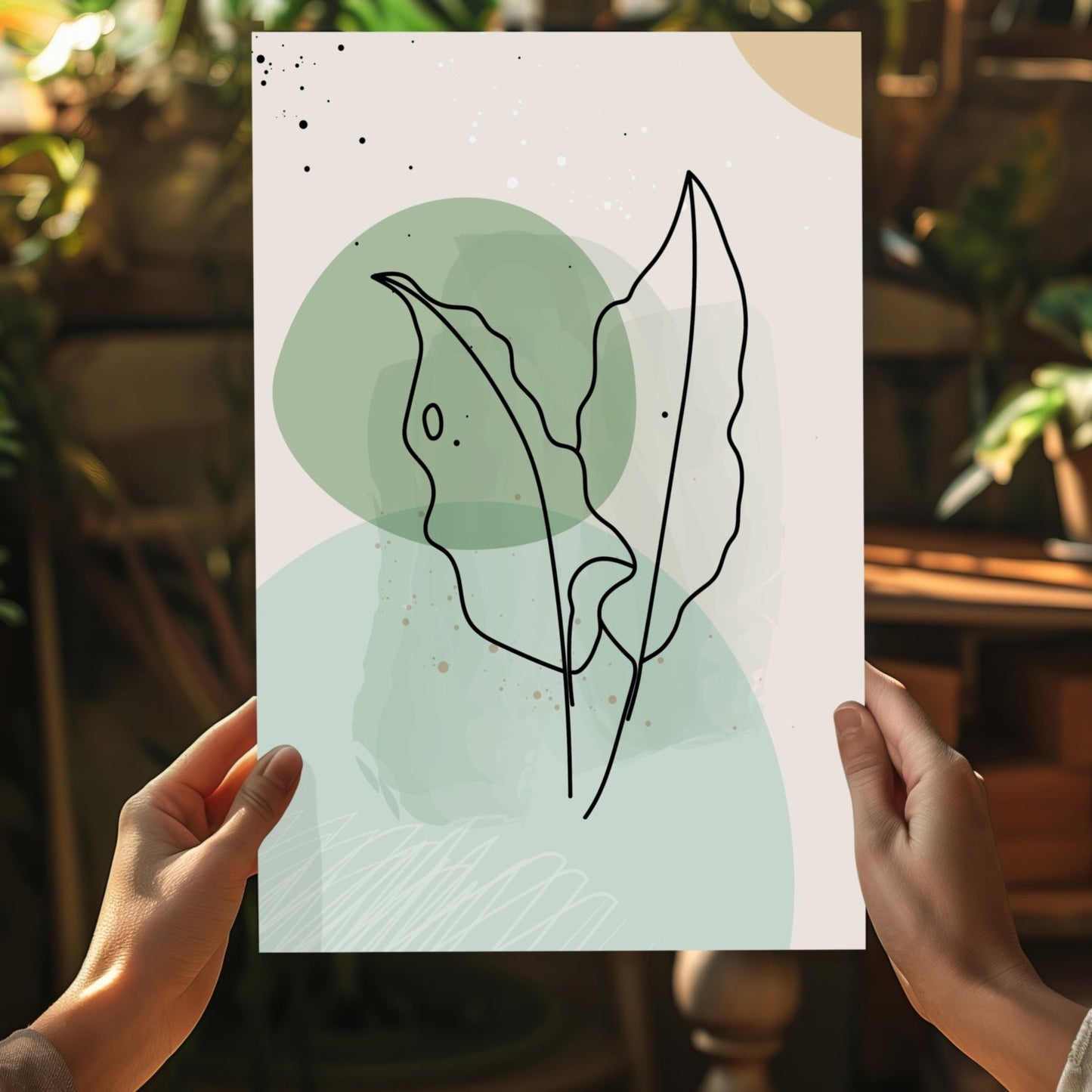 Line Art V1 Metal Wall Art