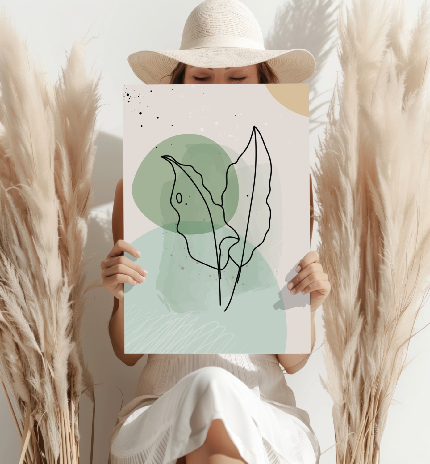 Line Art V1 Metal Wall Art