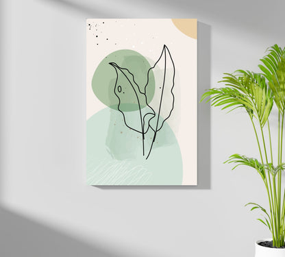 Line Art V1 Metal Wall Art