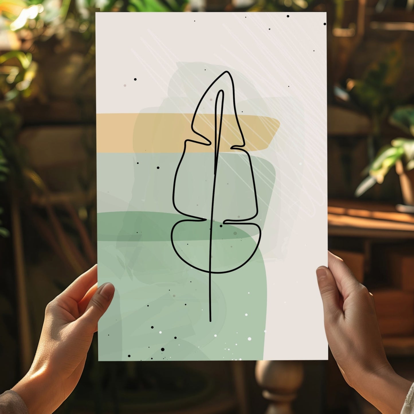 Line Art V3 Metal Wall Art