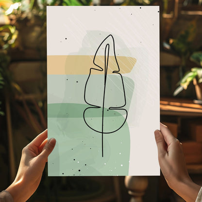 Line Art V3 Metal Wall Art