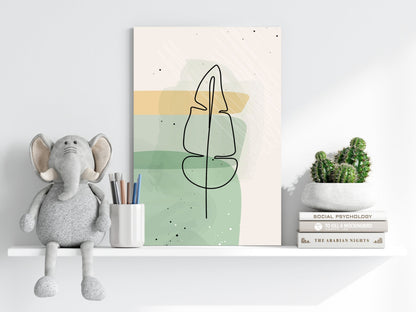 Line Art V3 Metal Wall Art