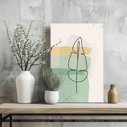 Line Art V3 Metal Wall Art
