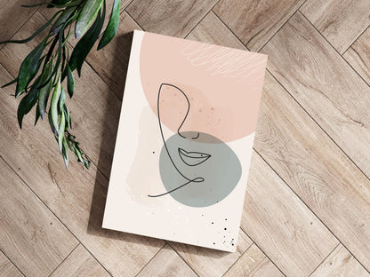 Line Art V4 Metal Wall Art