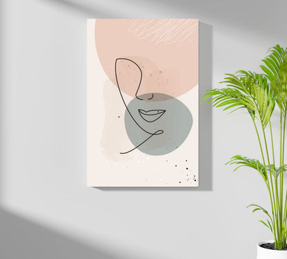 Line Art V4 Metal Wall Art