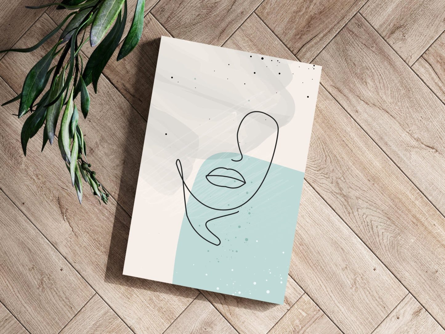 Line Art V5 Metal Wall Art