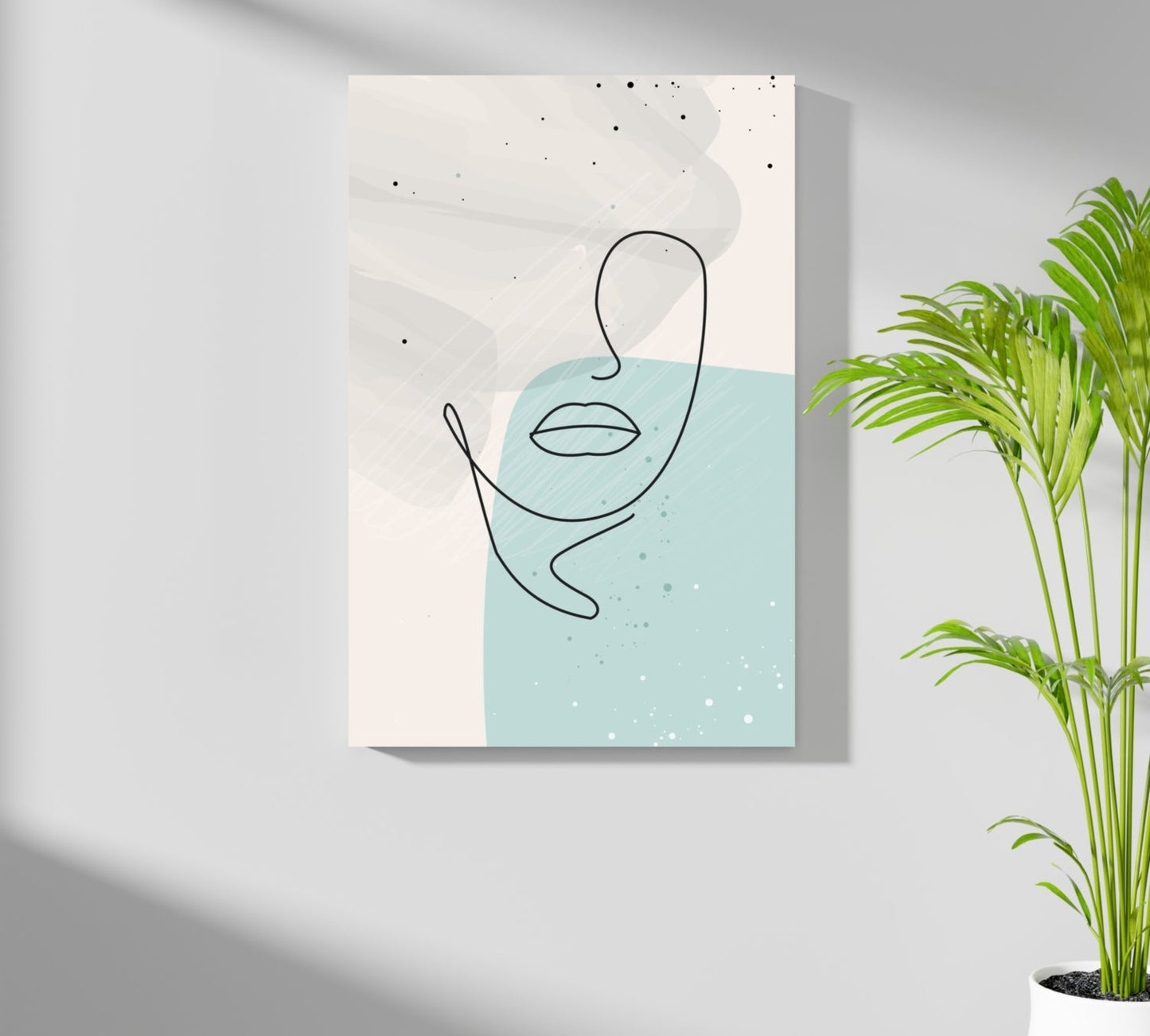 Line Art V5 Metal Wall Art