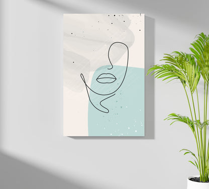 Line Art V5 Metal Wall Art