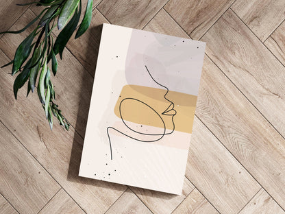 Line Art V6 Metal Wall Art