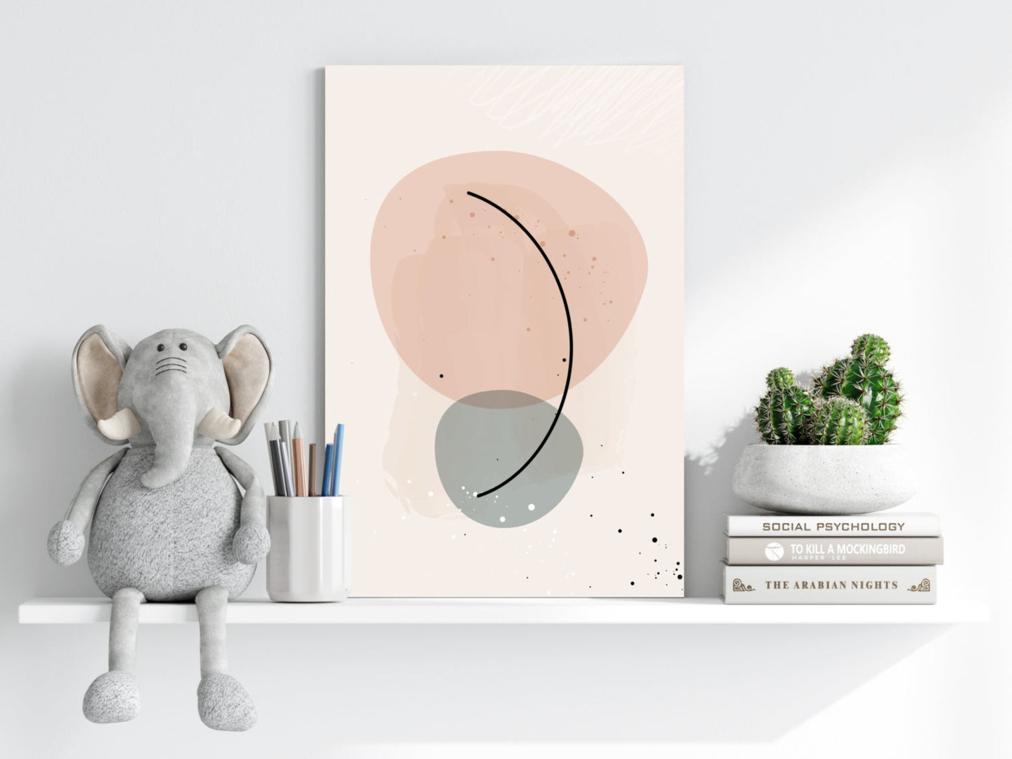 Line Art V7 Metal Wall Art