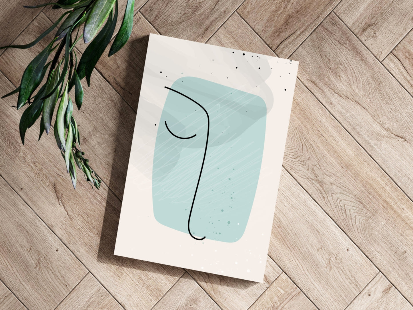 Line Art V8 Metal Wall Art