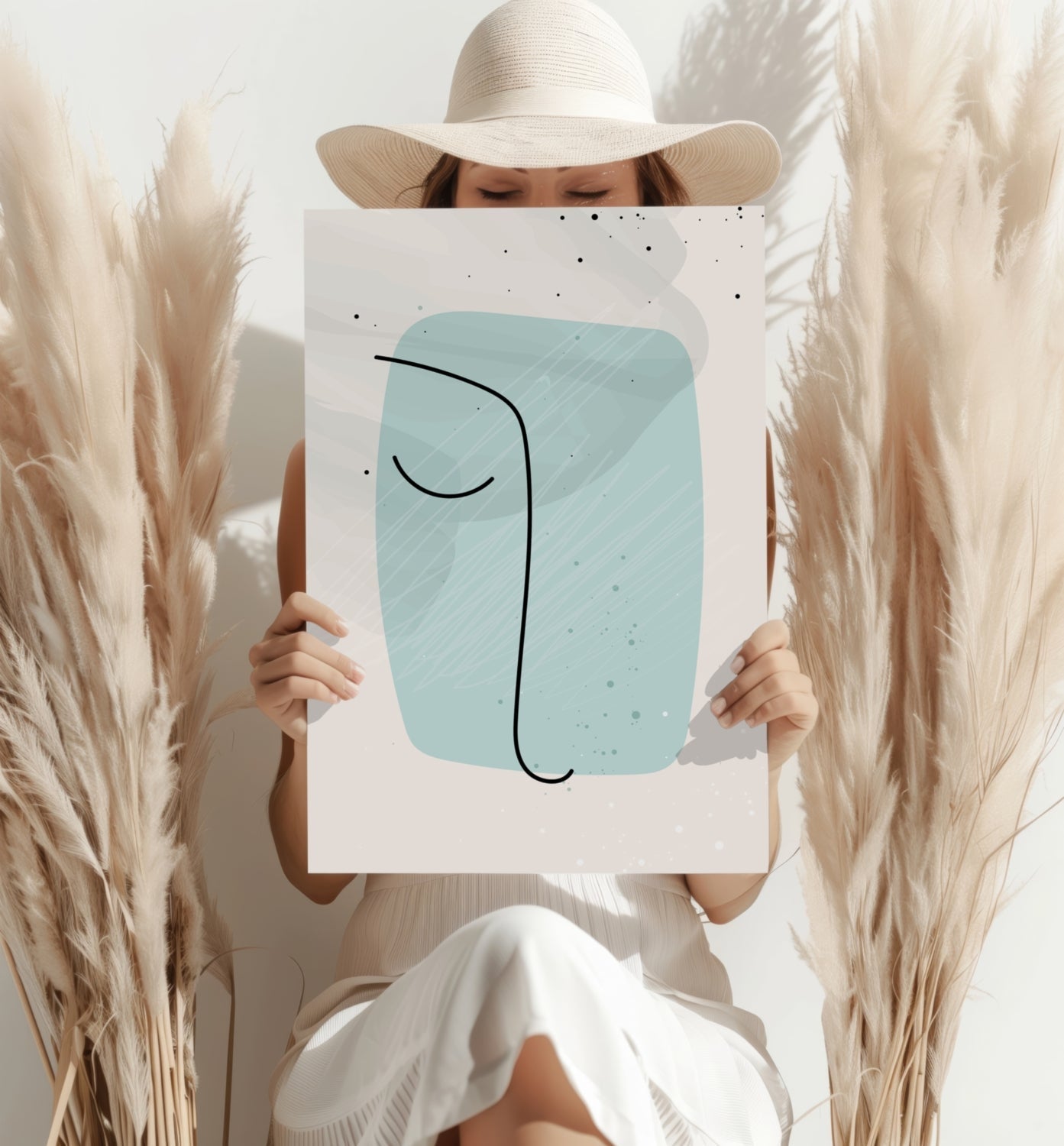 Line Art V8 Metal Wall Art