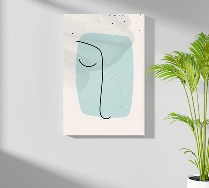 Line Art V8 Metal Wall Art