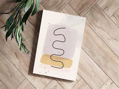 Line Art V9 Metal Wall Art