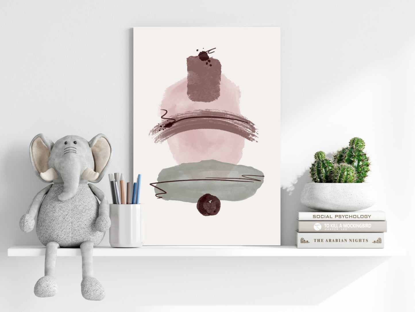 Line Art V10 Metal Wall Art
