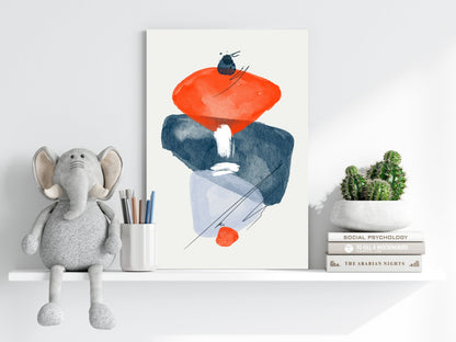 Line Art V12 Metal Wall Art