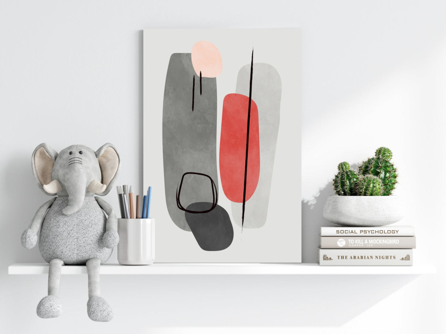Line Art V13 Metal Wall Art