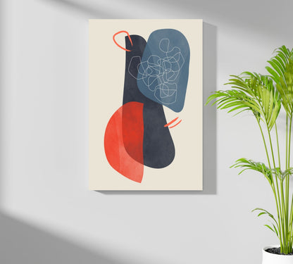 Line Art V14 Metal Wall Art