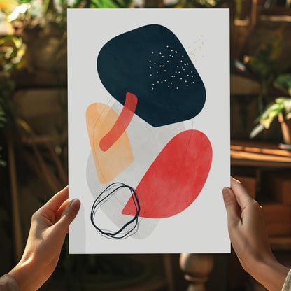 Line Art V15 Metal Wall Art