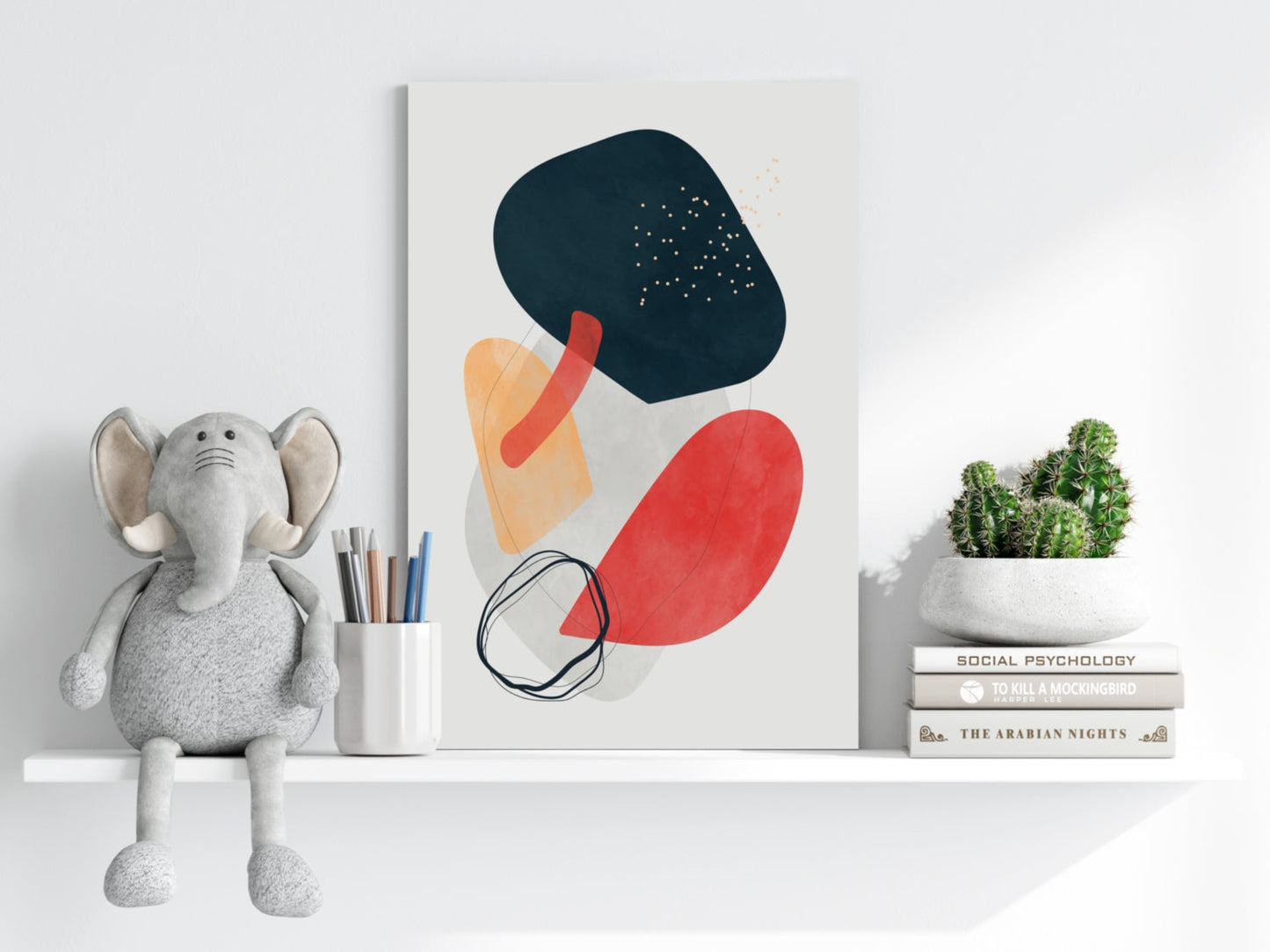 Line Art V15 Metal Wall Art