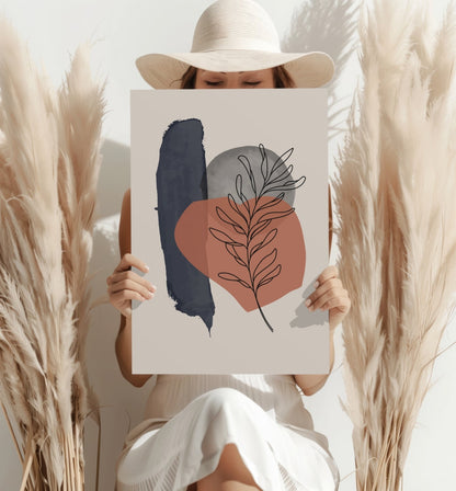 Line Art V16 Metal Wall Art
