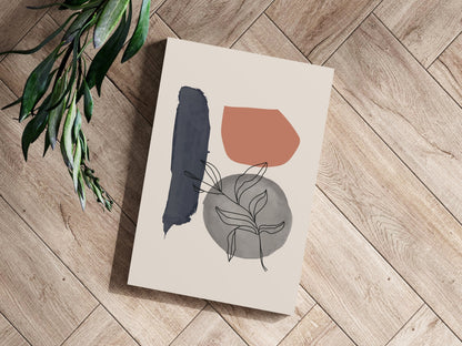 Line Art V17 Metal Wall Art