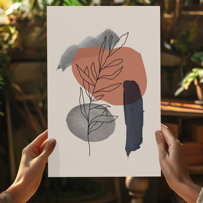 Line Art Aluminum Print
