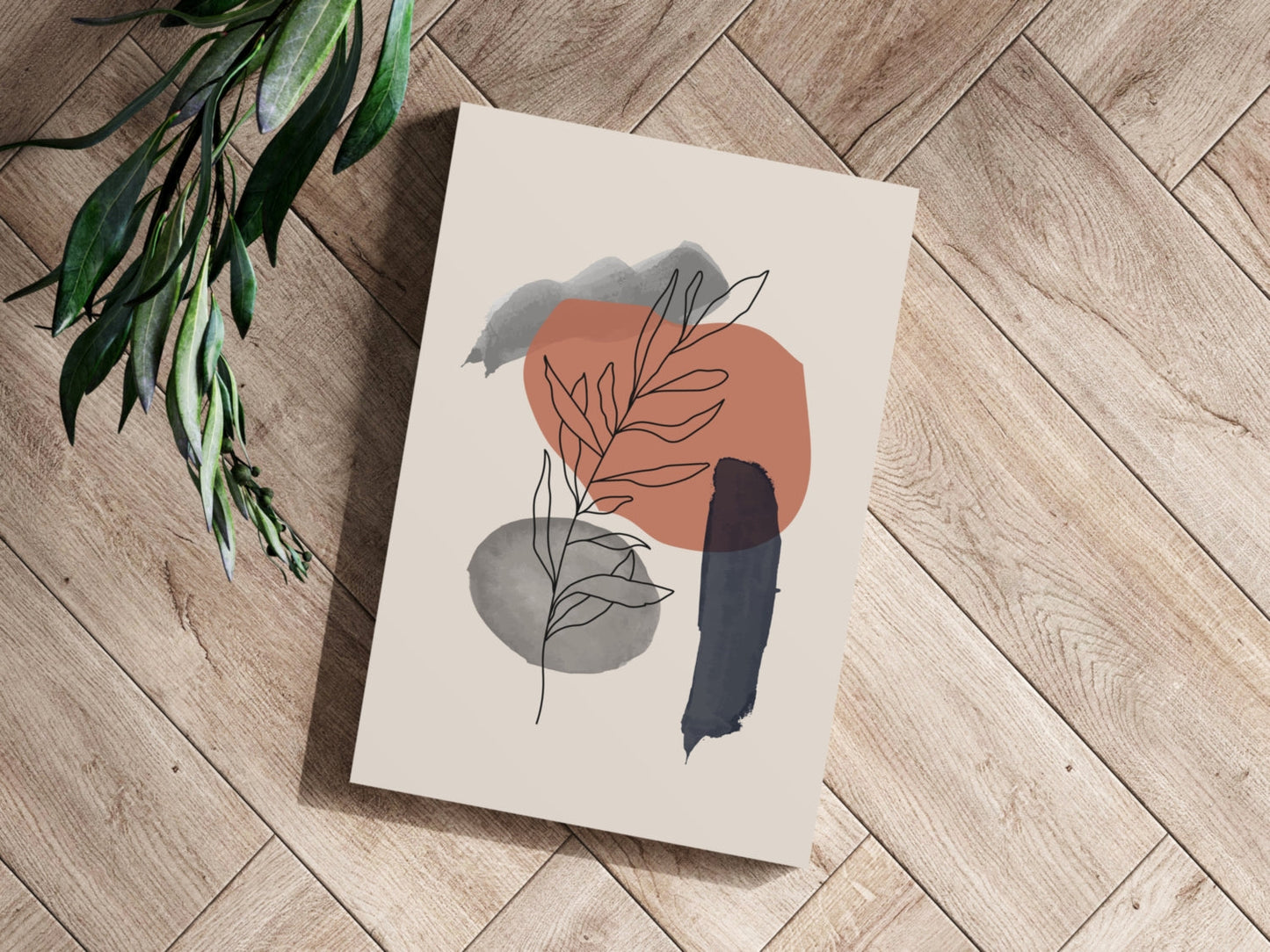 Line Art Aluminum Print