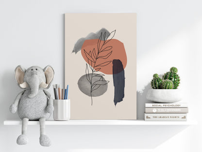 Line Art Aluminum Print