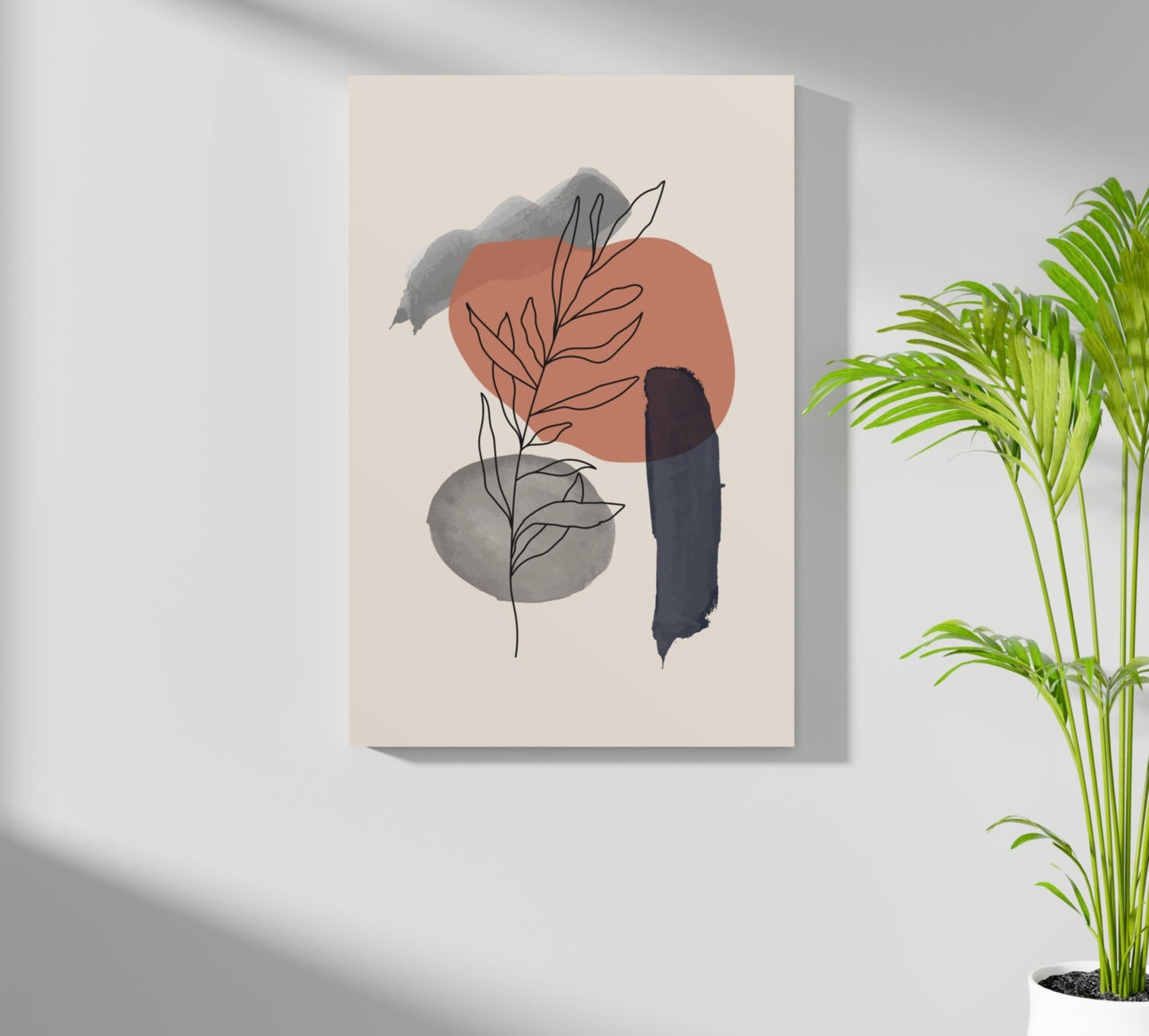 Line Art Aluminum Print
