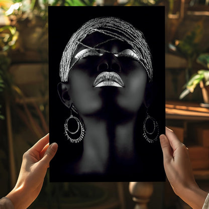 Woman Metal Wall Art