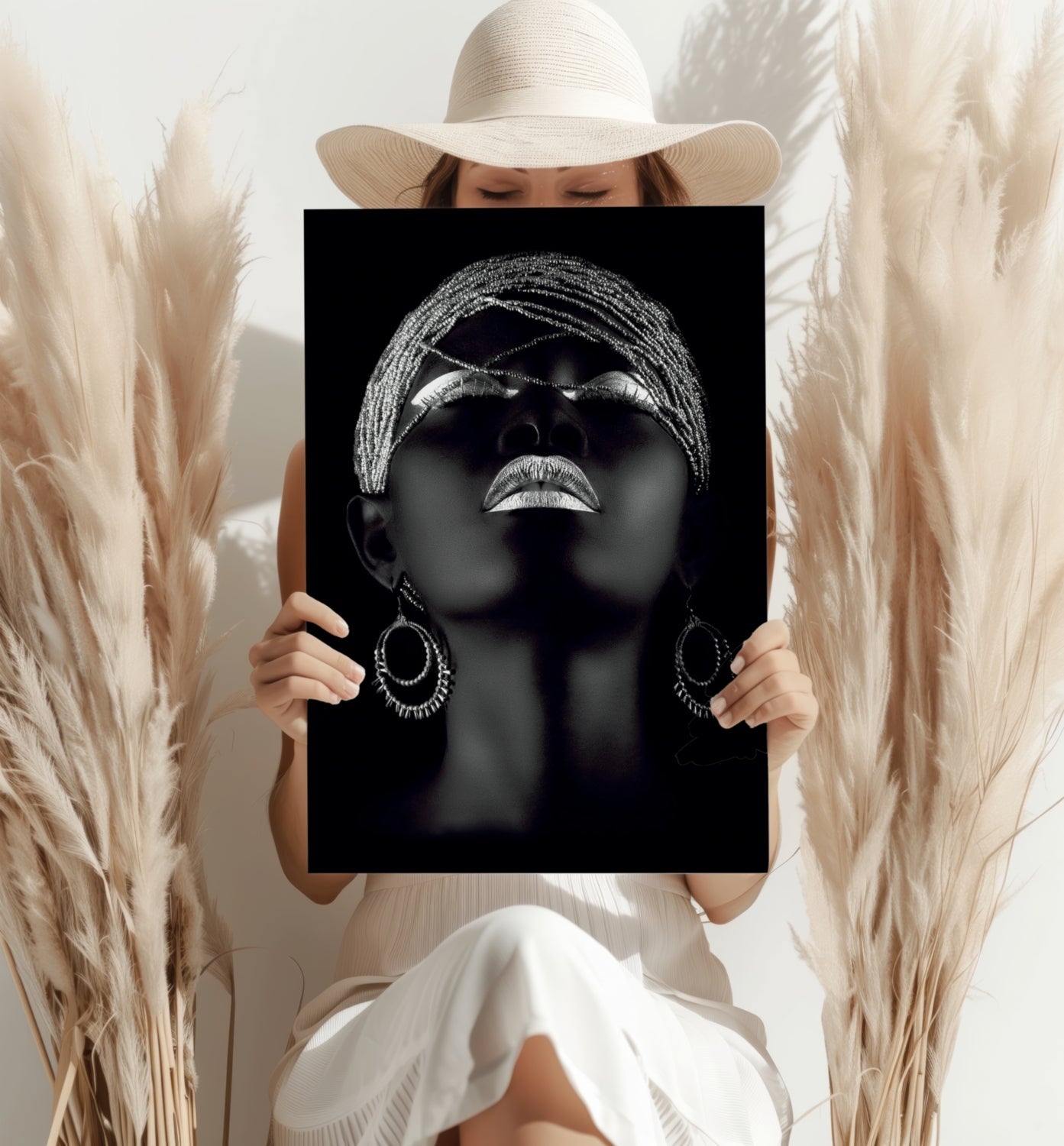 Woman Metal Wall Art