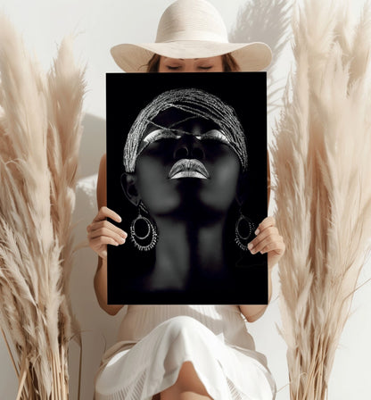 Woman Metal Wall Art