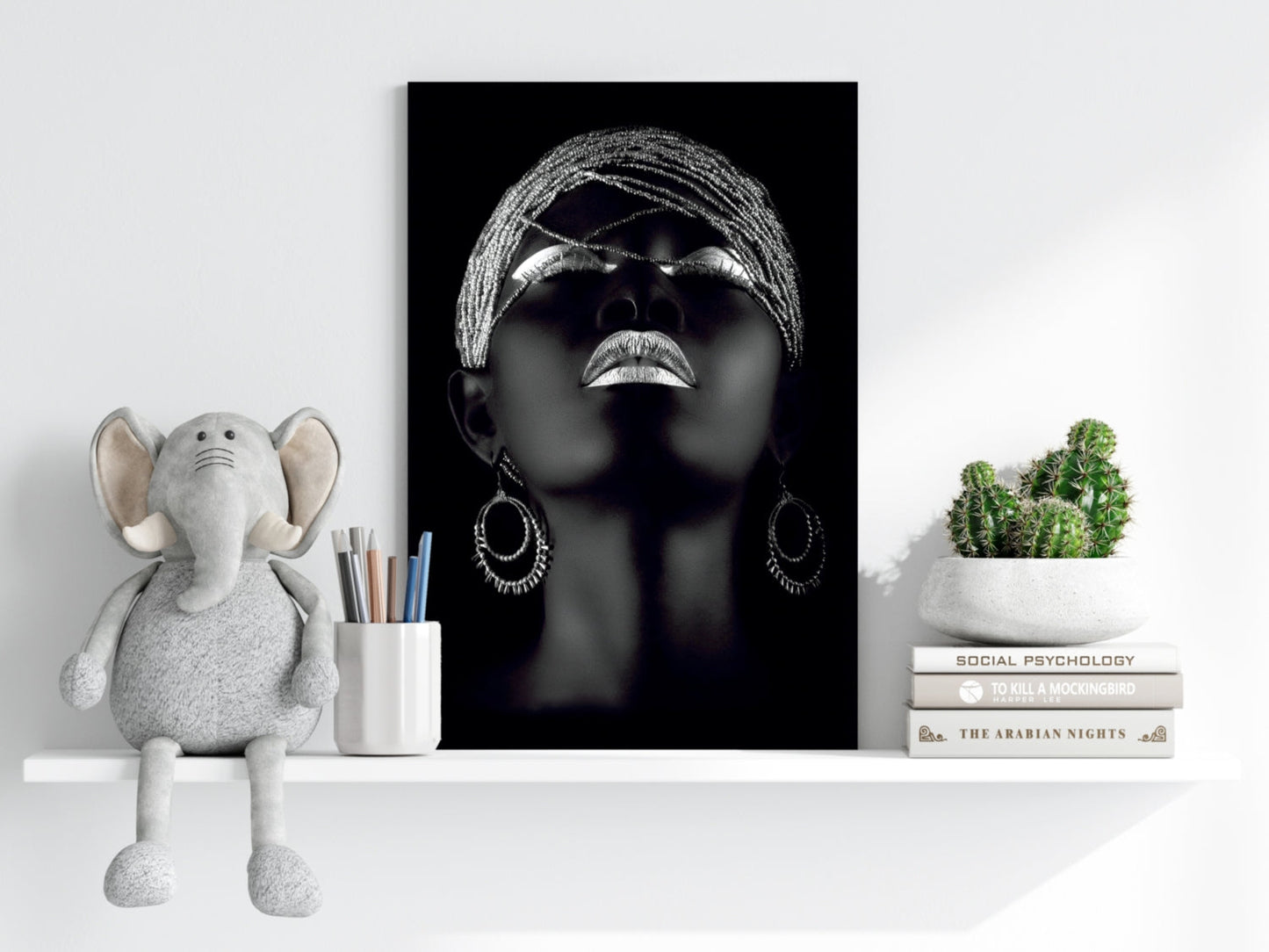 Woman Metal Wall Art