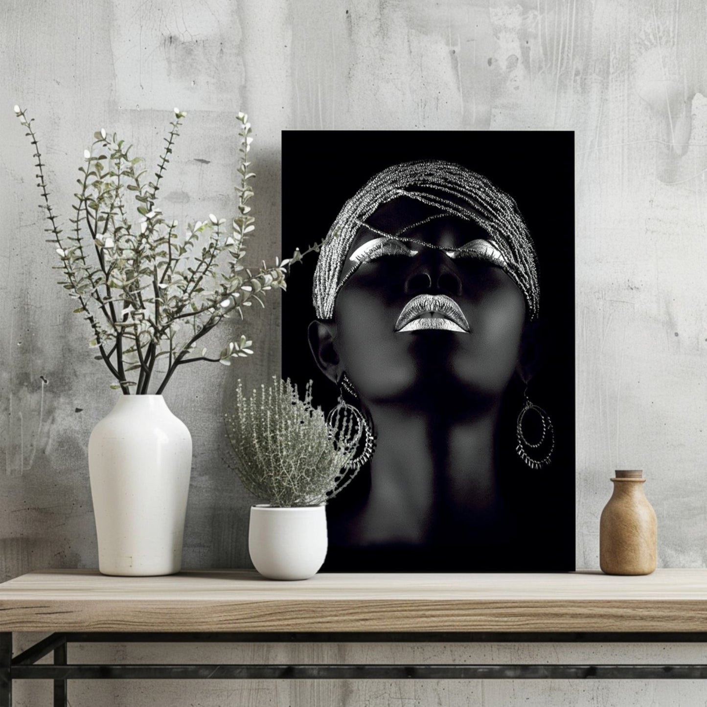 Woman Metal Wall Art