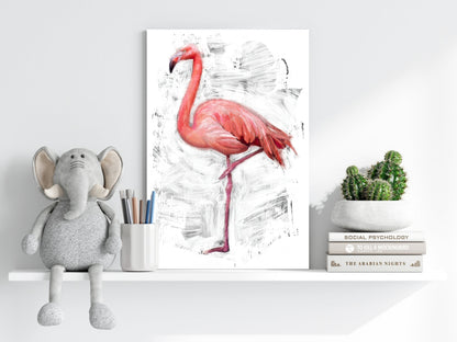 Flamingo Metal Wall Art