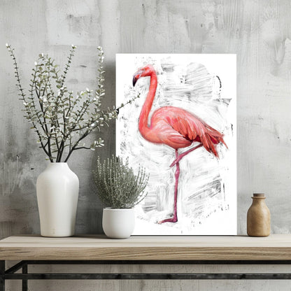 Flamingo Metal Wall Art