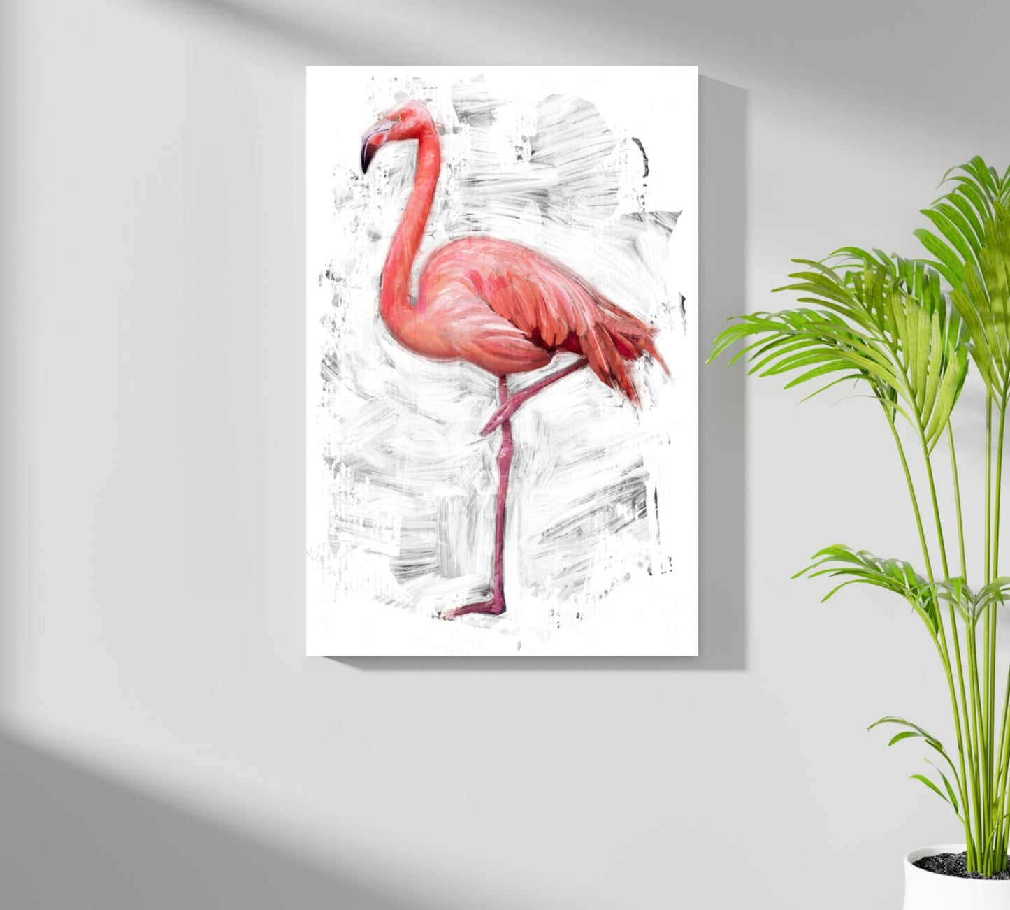 Flamingo Metal Wall Art
