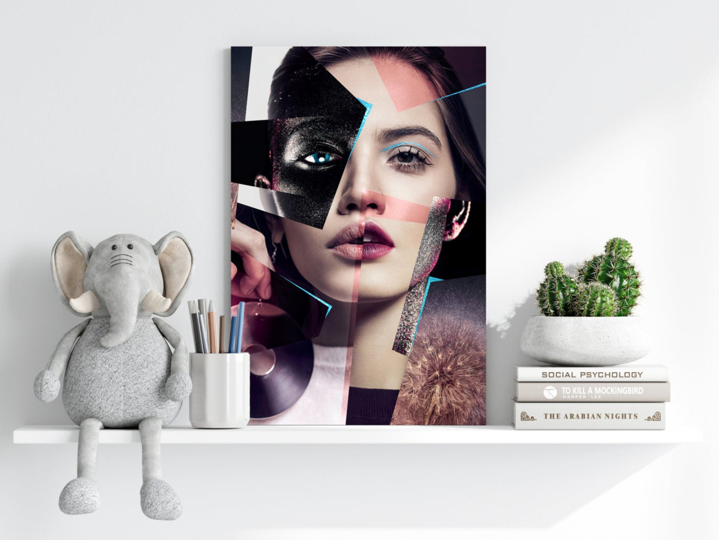 Woman Metal Wall Art