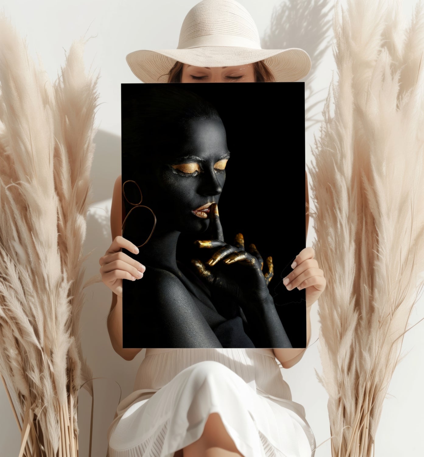 Woman Aluminum Wall Art