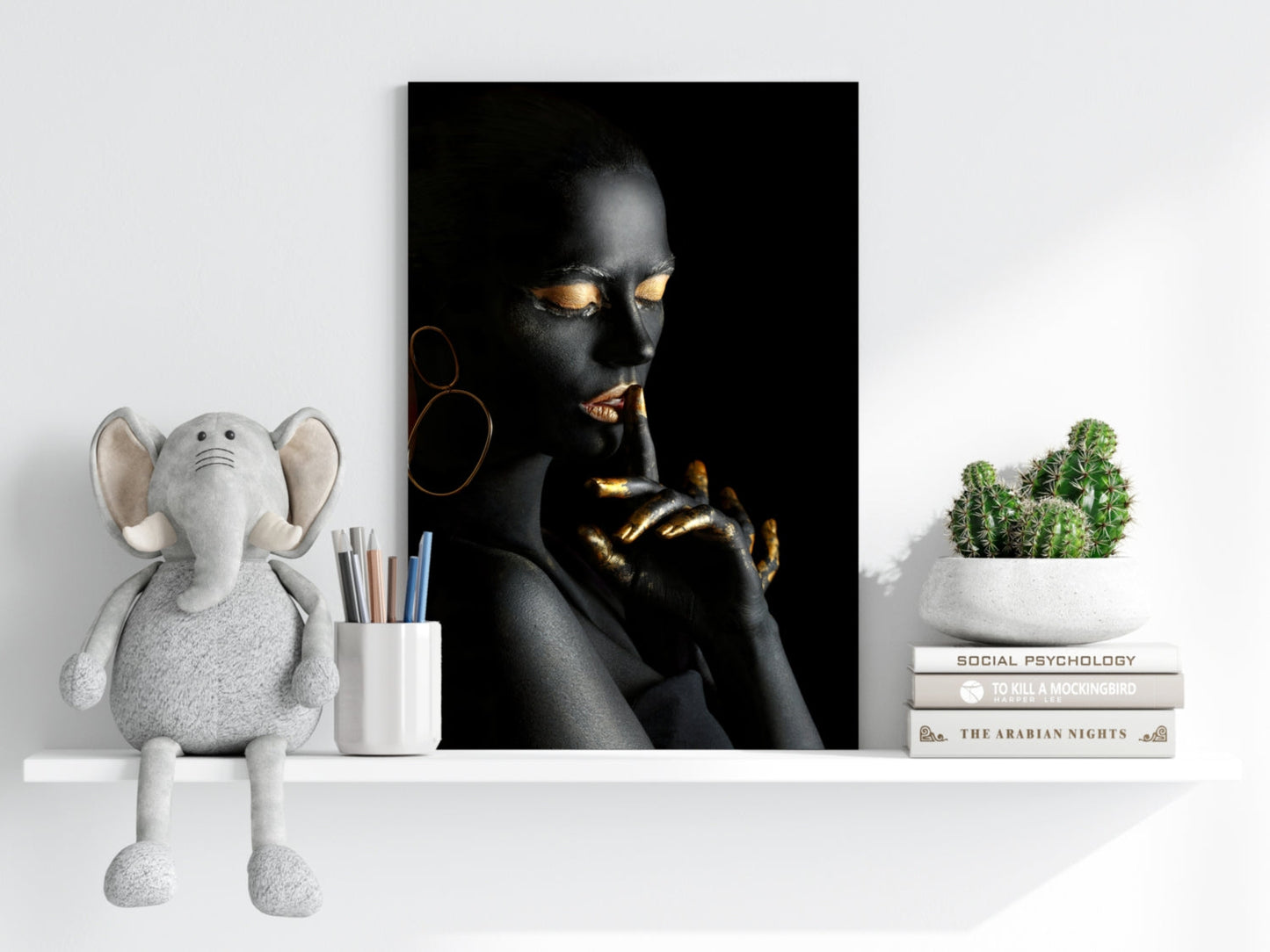 Woman Aluminum Wall Art