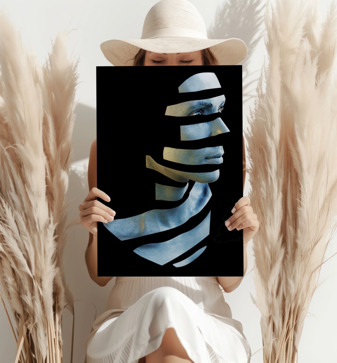 Woman Metal Wall Art