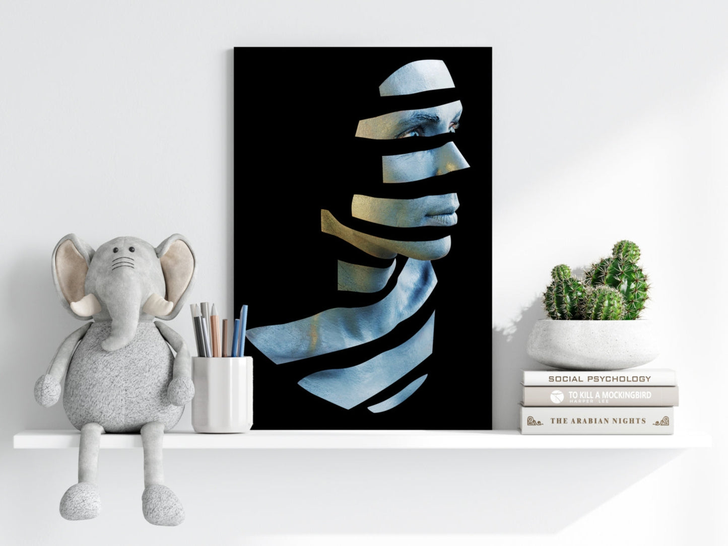 Woman Metal Wall Art