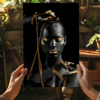 Woman Metal Wall Art