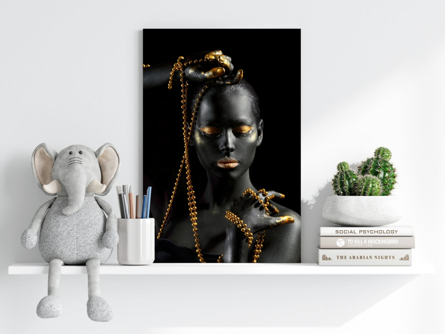 Woman Metal Wall Art