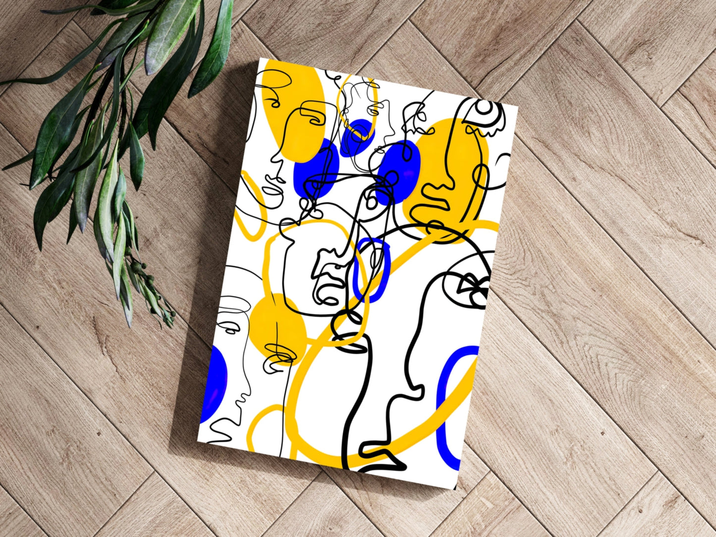 Abstract Line Art Metal Wall Art