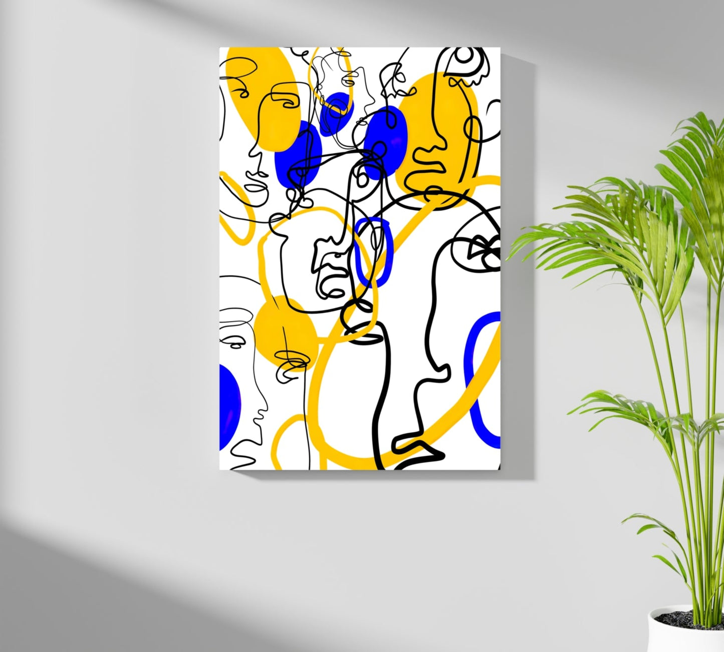 Abstract Line Art Metal Wall Art