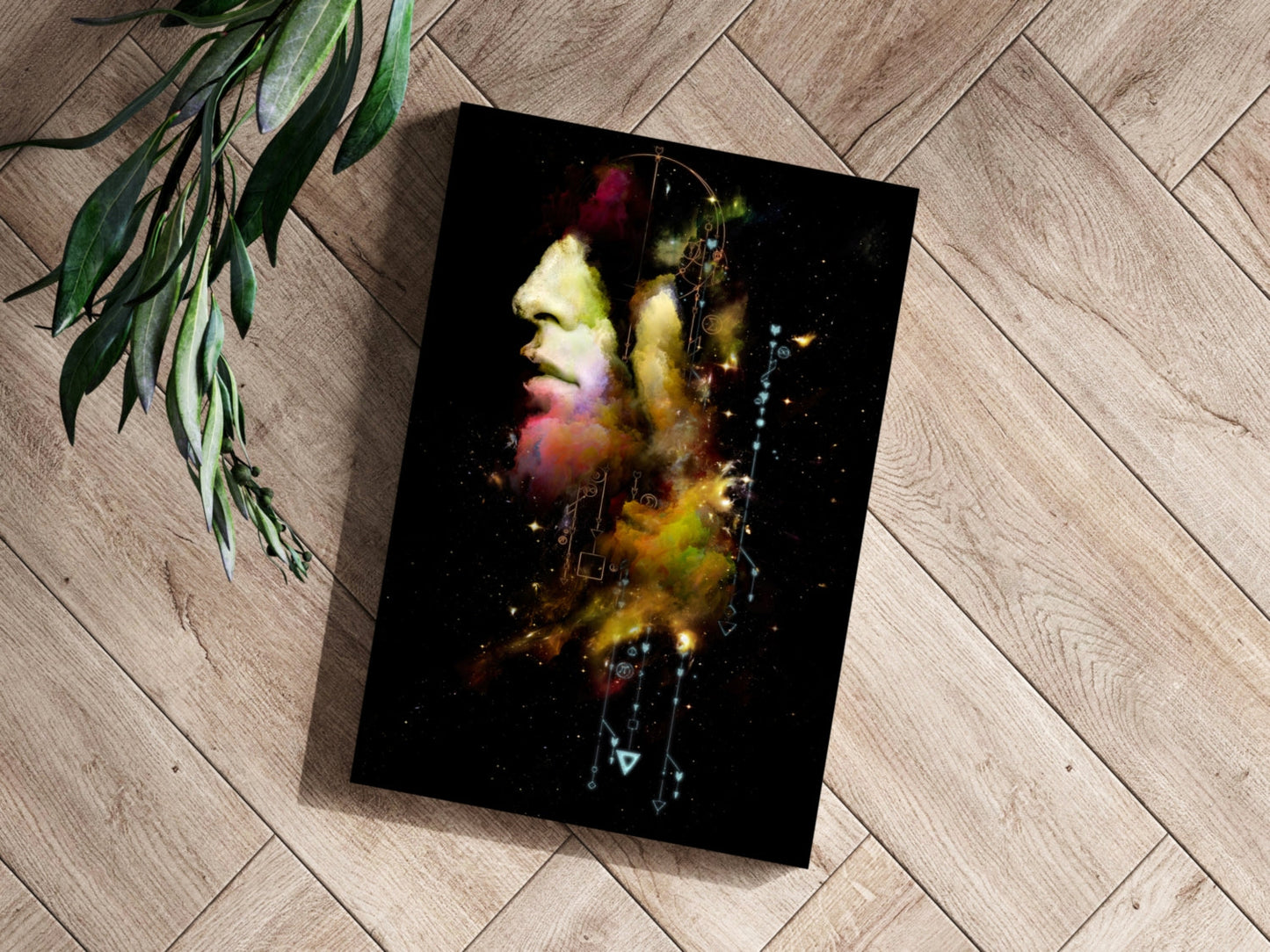 Abstract Man Metal Wall Art