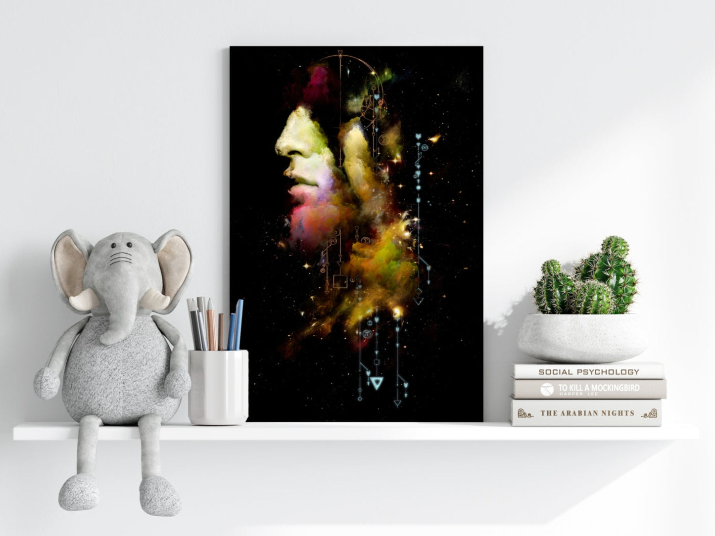 Abstract Man Metal Wall Art
