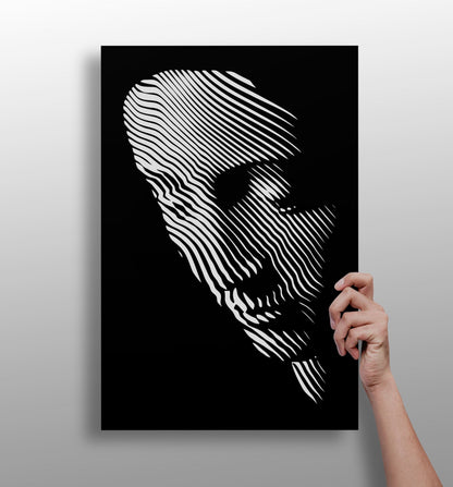 Abstract Statue metal wall art